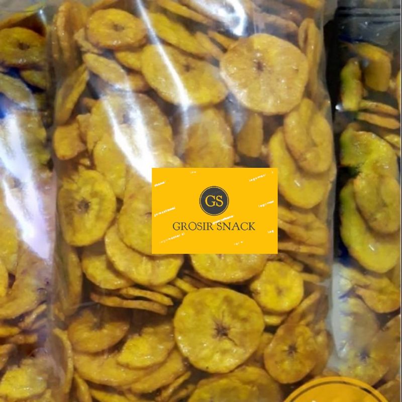 

keripik pisang manis 500 GRAM kripik pisang 1/2 kg GULA ASLI MANIS BULAT////,,/