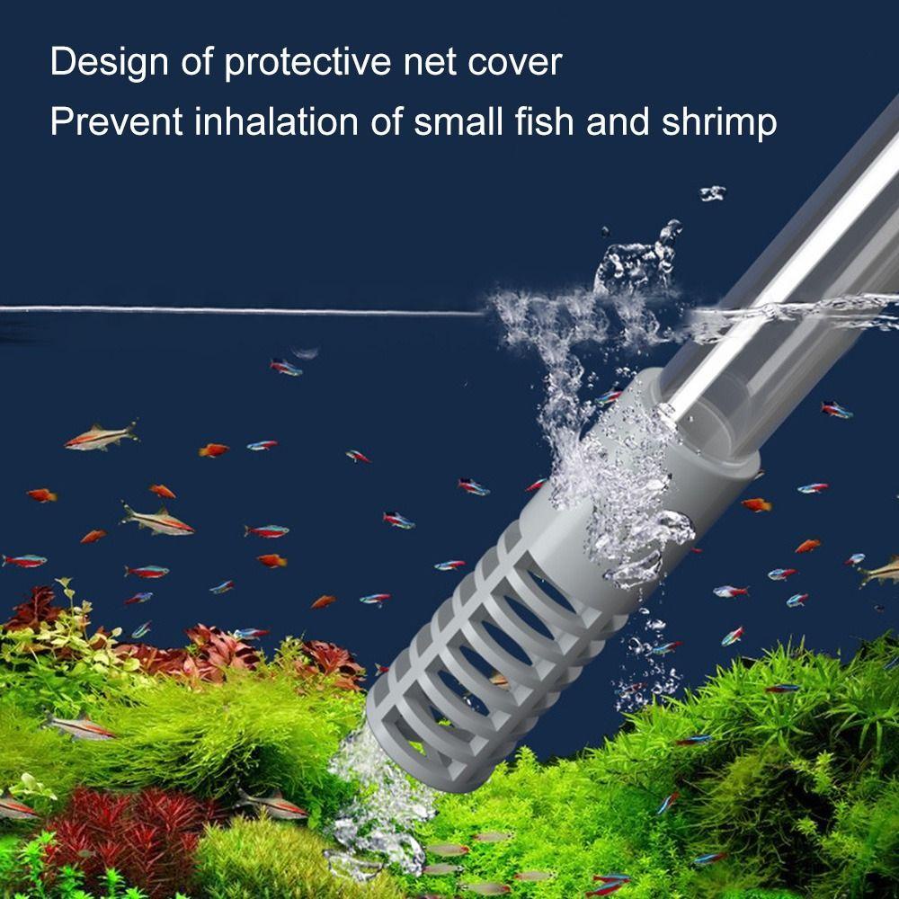 Solighter Fish Tank Water Changer Portable Pembersih Aksesoris Handheld Water Changer Pump