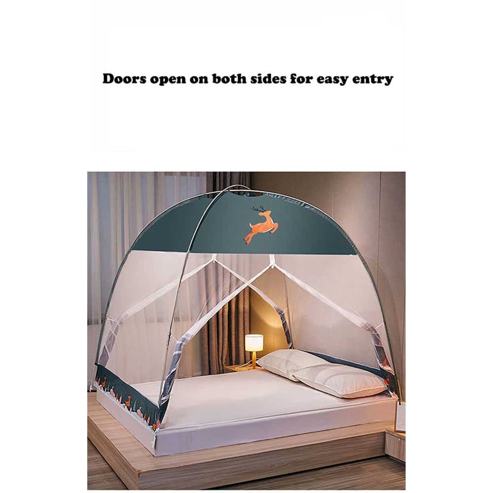 (BISA COD) FTIHSHP AOWEALM Jaring Anti Nuk Kelambu Kasur Mosquito Net 180x200cm - AS475