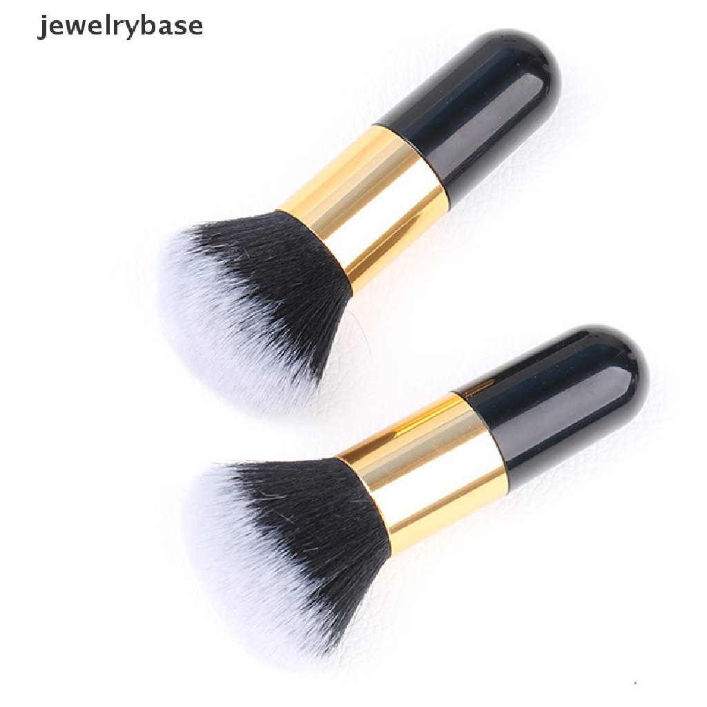 [jewelrybase] 1pcs Ukuran Besar Kuas Makeup Foundation Bedak Kuas Perona Pipi Wajah Lembut Brush Butik