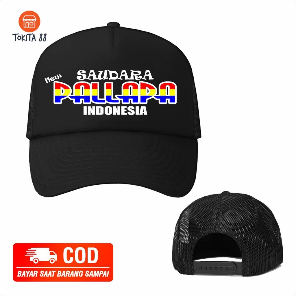 Topi New Palapa - Topi Trucker Original - Topi Distro Bandung - Topi Distro Murah