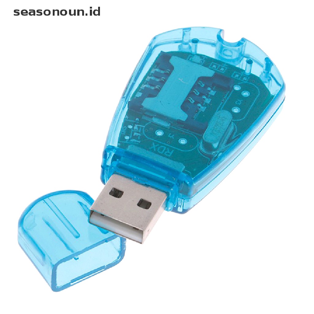 Seasonoun USB SIM Copy/Cloner Kit SIM Card Reader GSM CDMA SMS Cadangan+CD Card Reader.