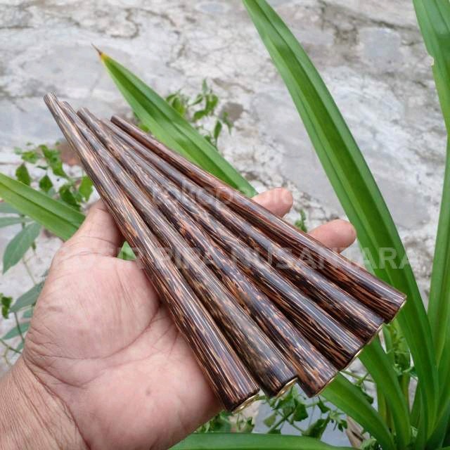 once pipa kayu liwung macan gunung Lawu panjang 15cm