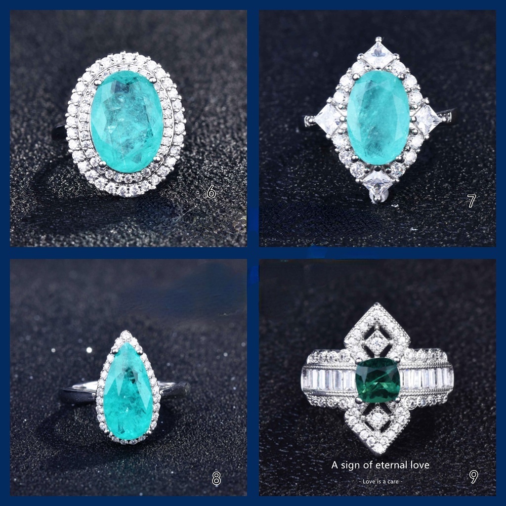 Goldkingdom Aksesoris Perhiasan Fashion Ready Stock Vintage Renda Baris Tunggal Bertatahkan Berlian Vintage Lace Cincin Kecil Segar Eropa Dan Amerika Yang Dapat Disesuaikan Cincin Perhiasan Cincin