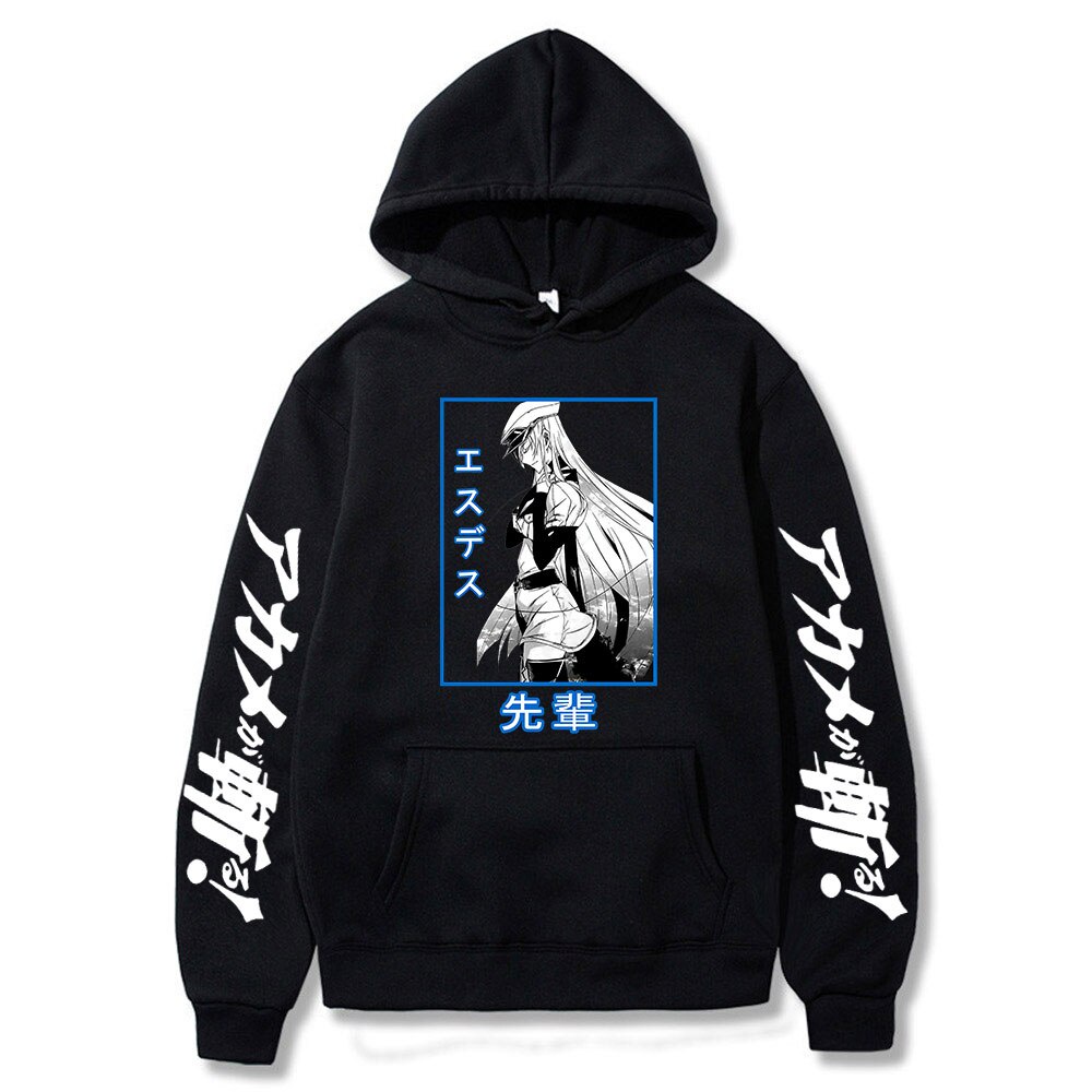 Hoodie Jaket Anime Akame Ga Kill Senpai - Hodie Waifu Manga Jepang