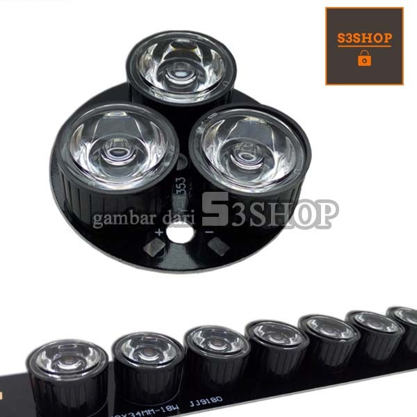 Lensa Led HPL CONVEX Lens 20mm untuk Lampu Aquascape DIY Lampu Sorot