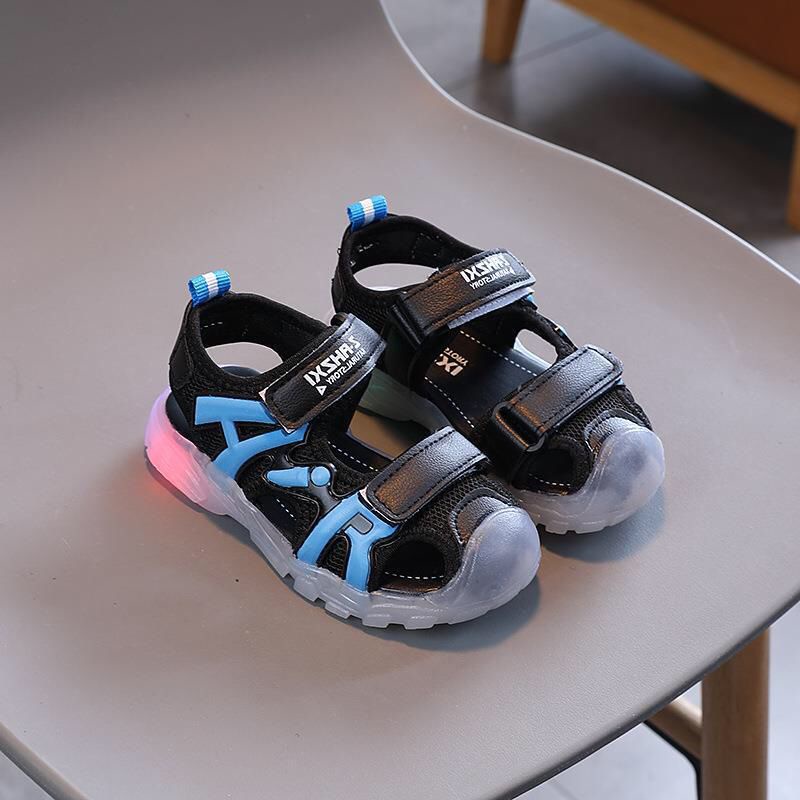 (LOLI-JKT) SD-AIR SANDAL LED ANAK VELCRO 3 WARNA SIZE 21-30