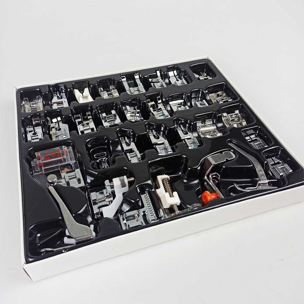 (BISA COD) FTIHSHP Sepatu Mesin Jahit Set Presser Foot 32 PCS - CYJ-32