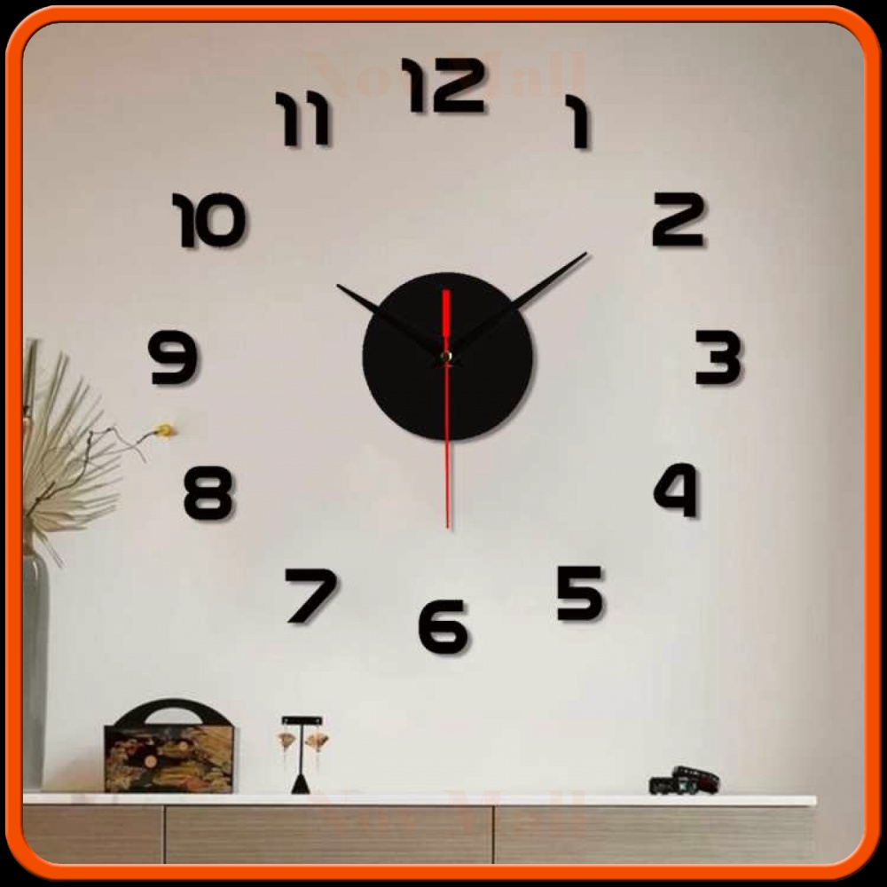 Jam Dinding DIY Wall Clock Model Simple 30 CM -JD853