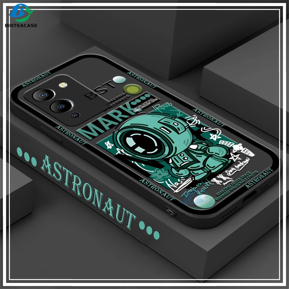 Infinix Hot 30i Zero 5G 2023 Note 12 2023 12 G96 12 Pro 11 Hot 12 Pro 20S Smart 7 6 Smart 5 Hot 11S NFC Hot 11 Play 12 10 Play 9 Play Hot 10S Hot 10T Green series Astronot Soft Silicone Phone Case Binteacase