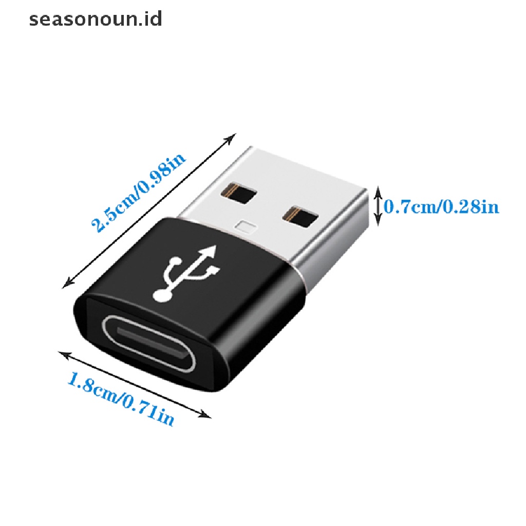 Seasonoun 1pcs USB C 3.1 Tipe C Female to USB 3.0 Type A Male Port Converter Adapter NEW.