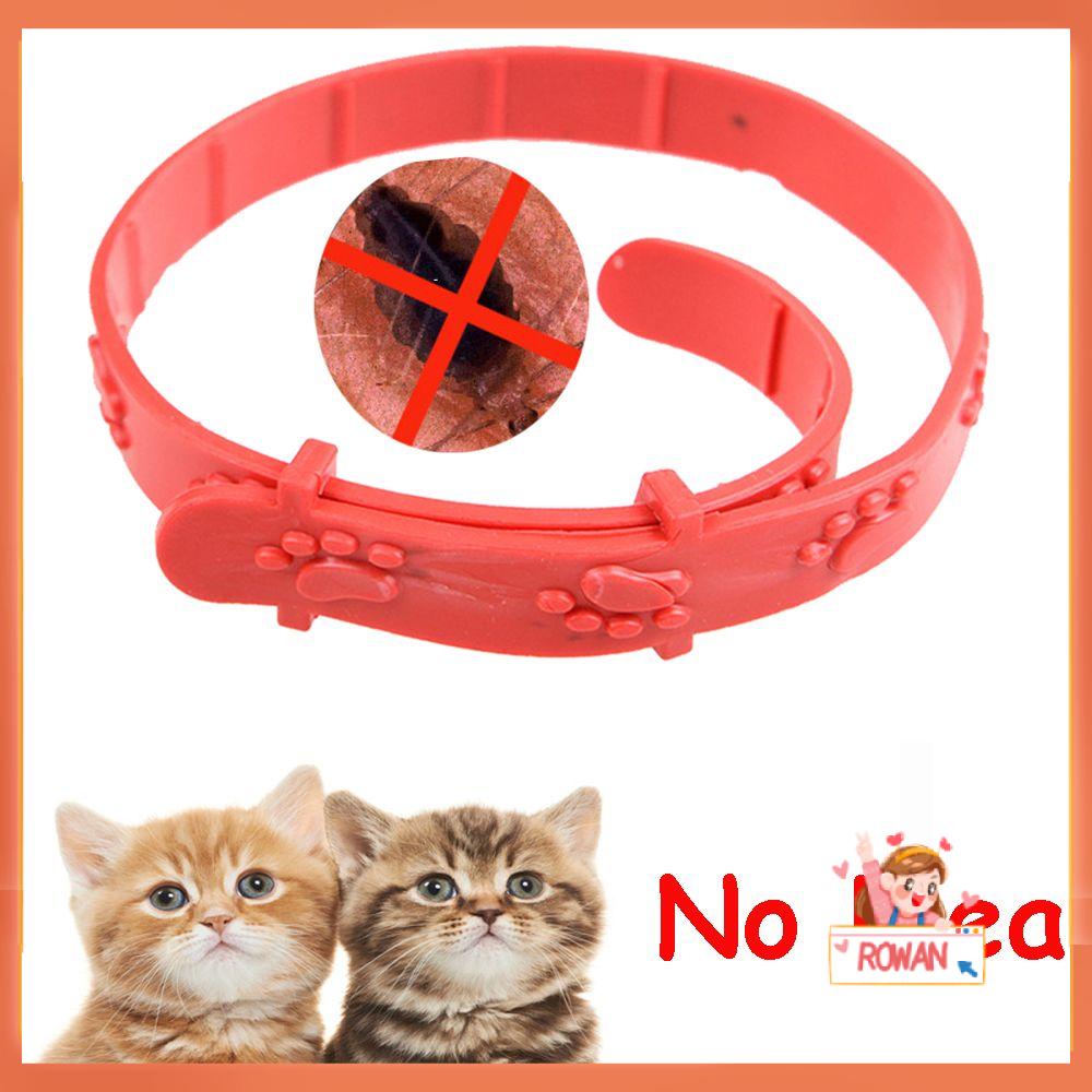 R-flower Pet Collar Red Adjustable Obat Kucing Kitten