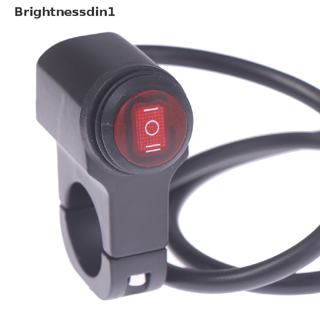 [Brightnessdin1] 22mm Aluminium Alloy Stang Motor Headlight V Fog Switch Butik Tiga Posisi