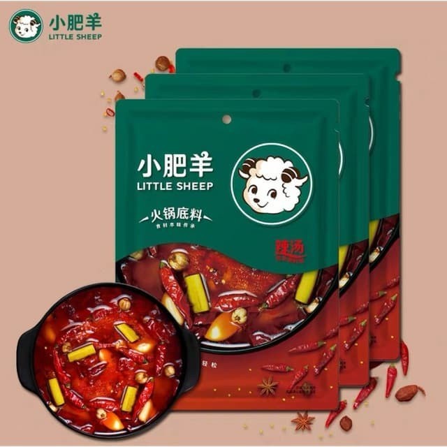 

[Ready Stock]Cod F86 Bumbu Hotpot Little Sheep shabu shabu - Original - SPICY MALA, LITTLE SHEEP