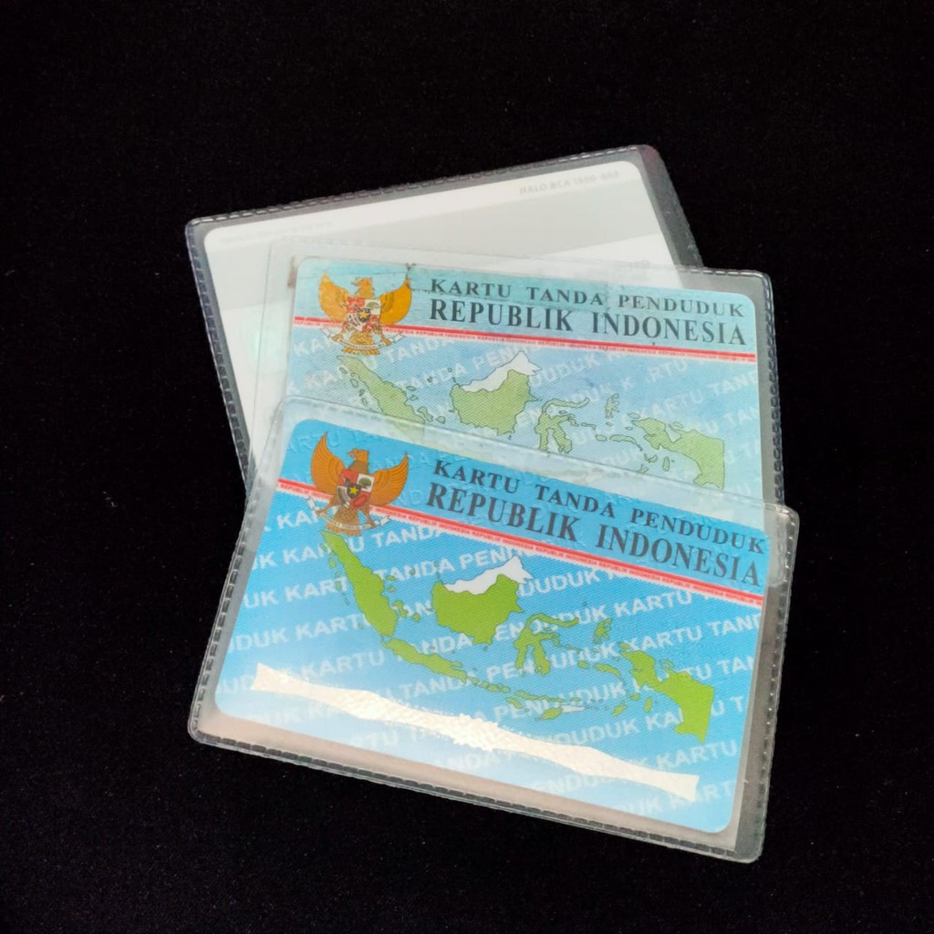 

TERMURAH Plastik Cover Kartu ATM SIM KTP Pelindung Anti Gores Serbaguna