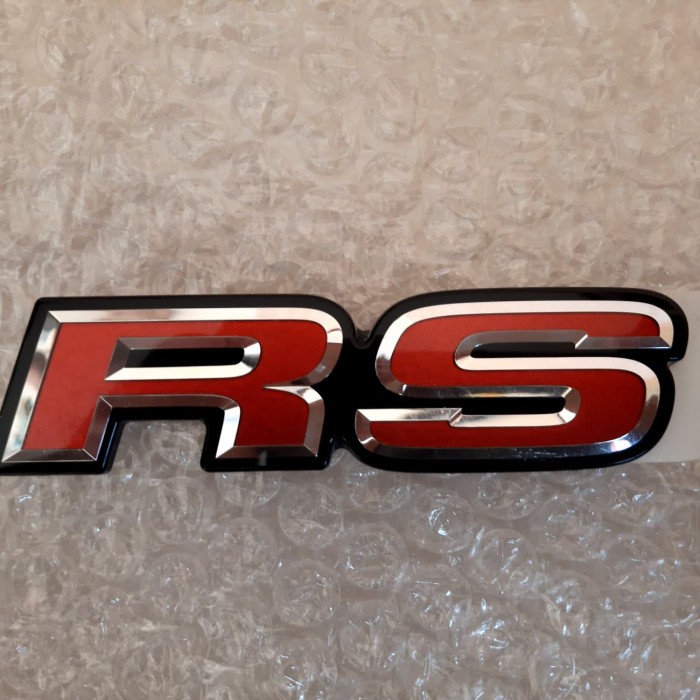emblem RS honda jazz brio mobilio original