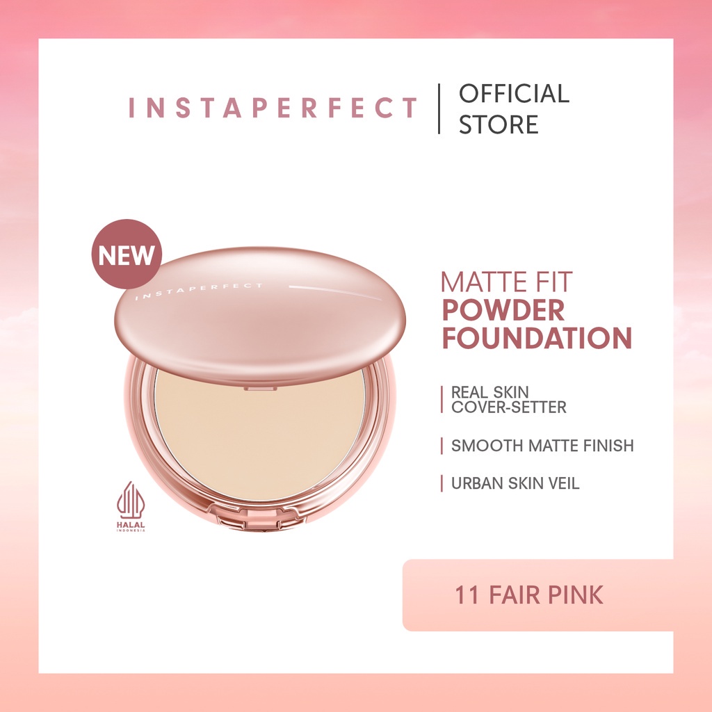 Wardah Instaperfect MATTE FIT Powder Foundation 13 g - Bedak