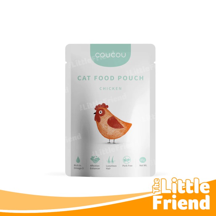 Makanan Kucing Kitten Basah CouCou Pouch Premium Cat Food 85 Gram