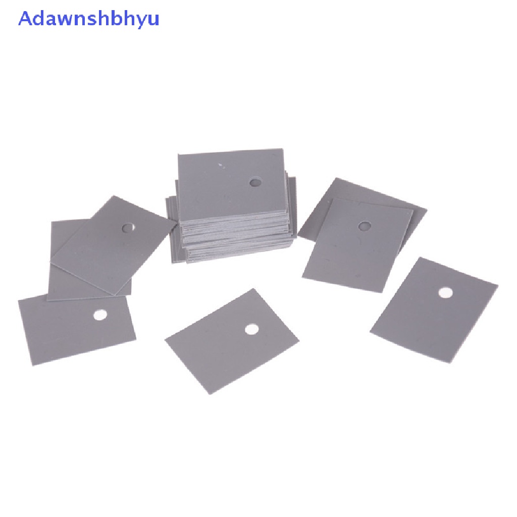 Adhyu 50pcs TO-247 Transistor Silicone Insulator Isolasi Lembaran20 * 25mm ID