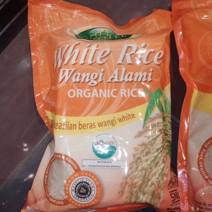 

Hotel White Rice Wangi Alami 2kg - Organic Rice
