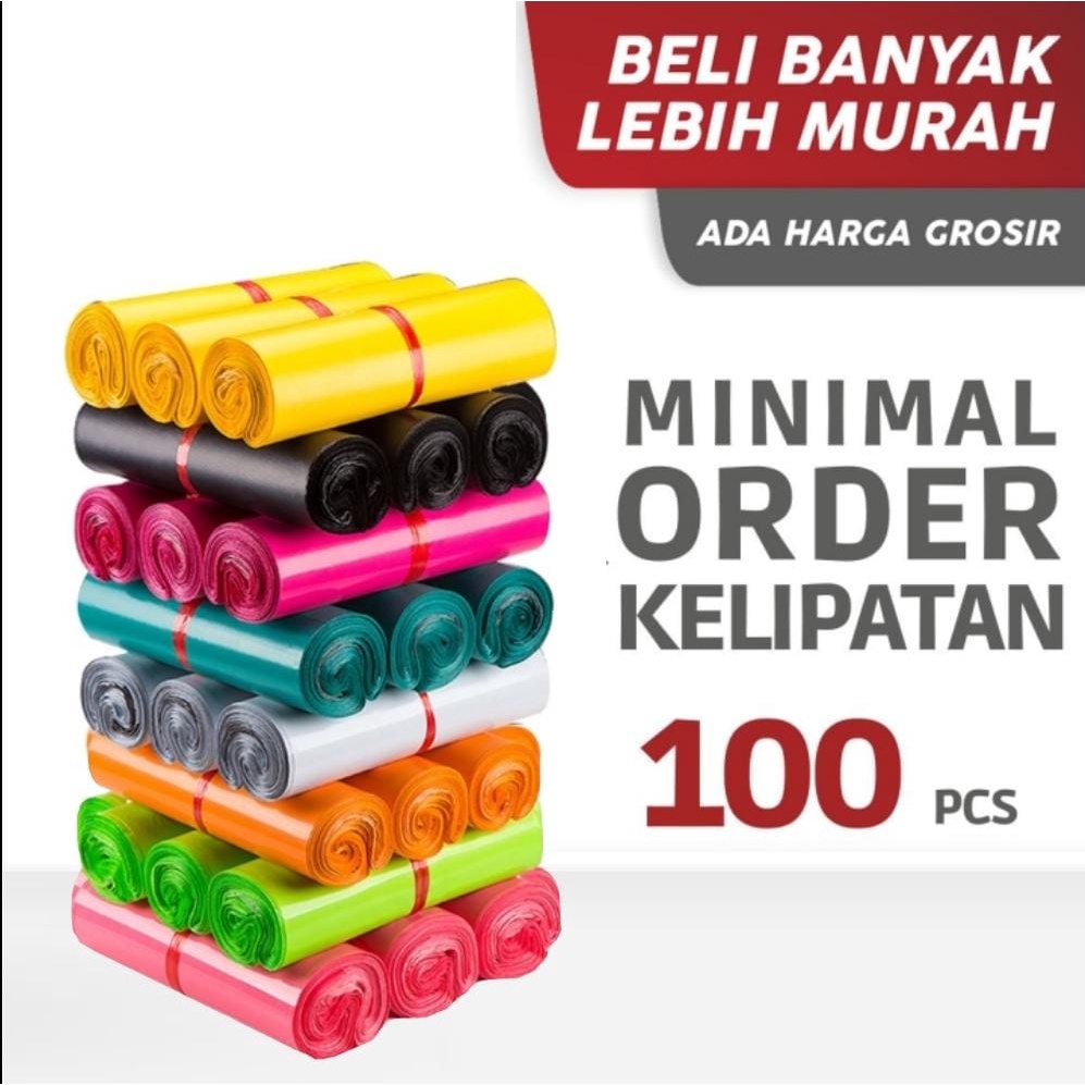 Plastik Polymailer 20x30 cm - Kantong Plastik Packing - Polymailer Semi Glossy