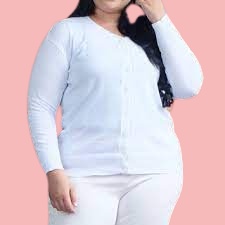 LD 90- 130CM JUMBO Cardigan basic rajut wanita kardigan kancing polos