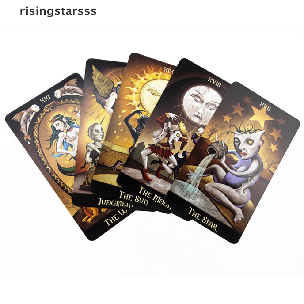 Rsid Span-new 1box Kartu Tarot Oracle Game Card Pesta Keluarga Ramuan Ramuan Permainan Papan Jelly