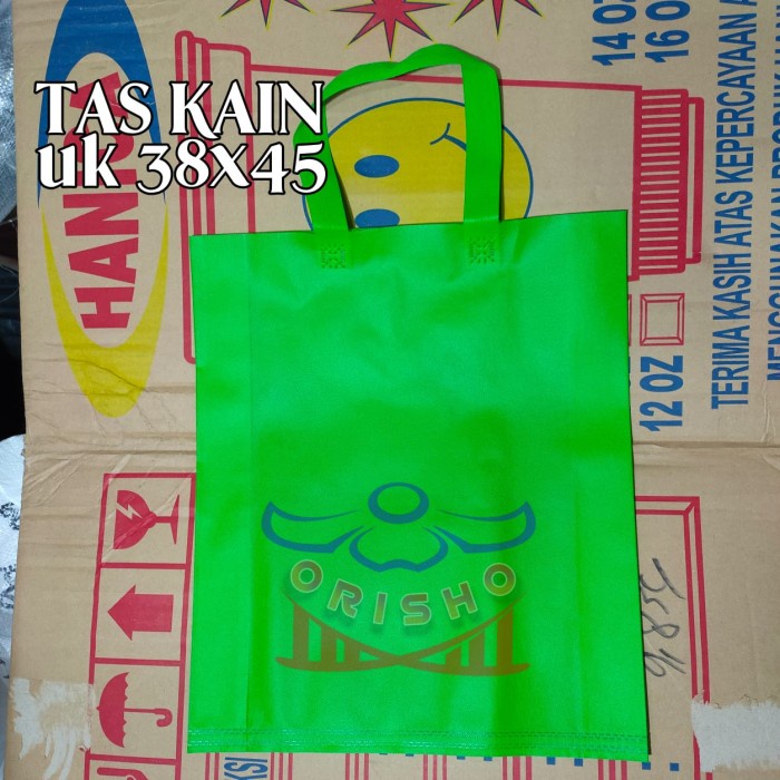 

⭐BISA COD⭐ tas kain uk 38x45 | tas spunbond | tas souvenir | goodie bag