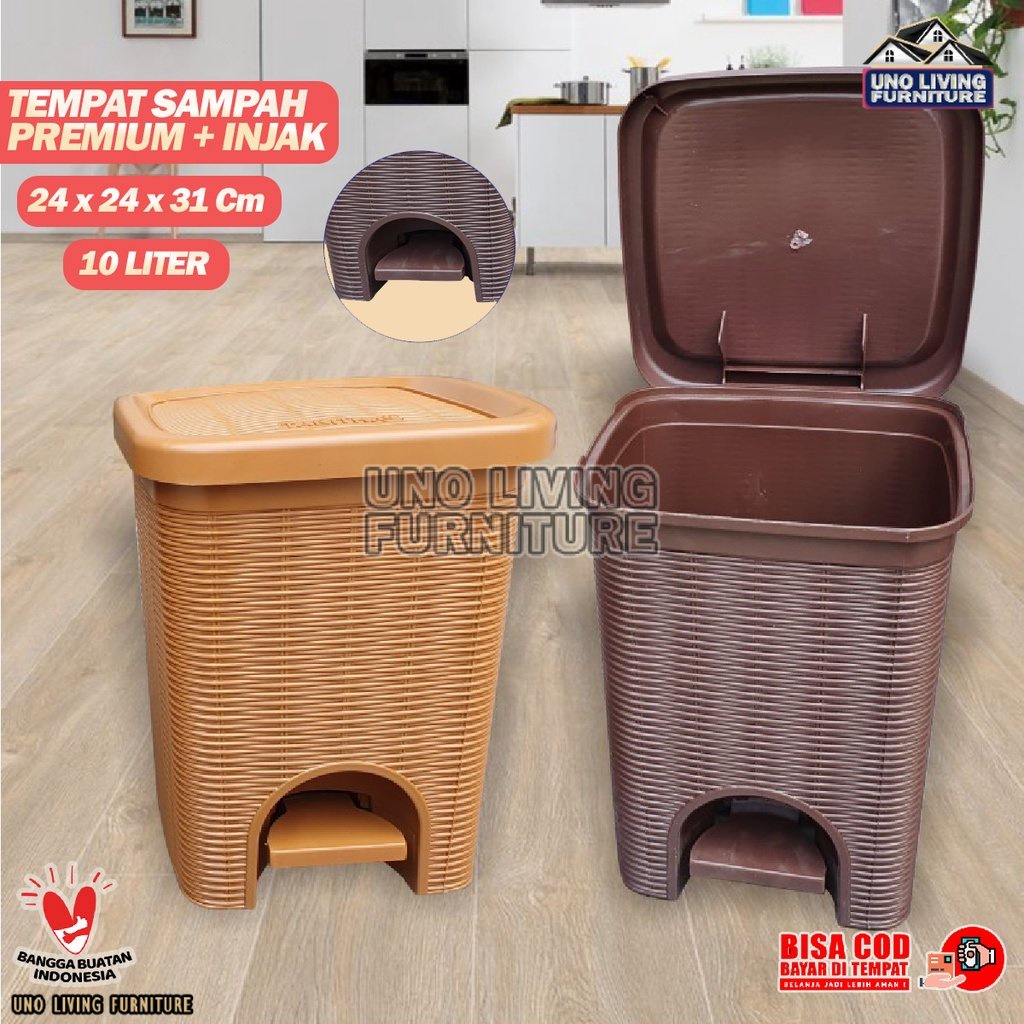 Tempat Sampah Tong Sampah Injak Tempat Sampah Tabitha Original Dust Bin 10 Liter