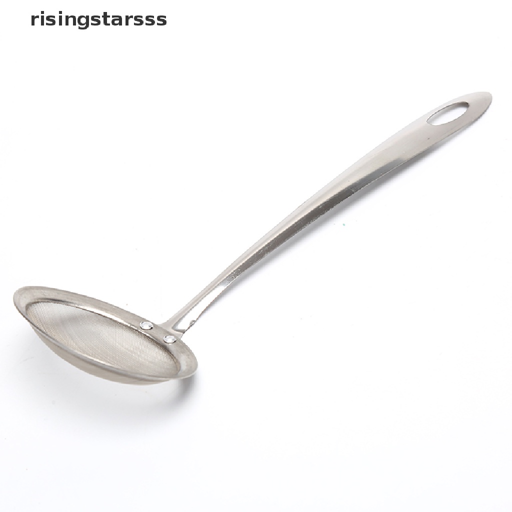 Rsid Span-new 1PC Skimmer Spoon Untuk Hot Pot Mesh Strainer Penyaring Minyak Lemak Skimming Grease Foam Jelly