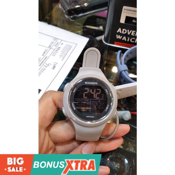 Jam Tangan Cewek Eiger Shasta WS-MDW Watch Grey Abu 91000 6510 Ori