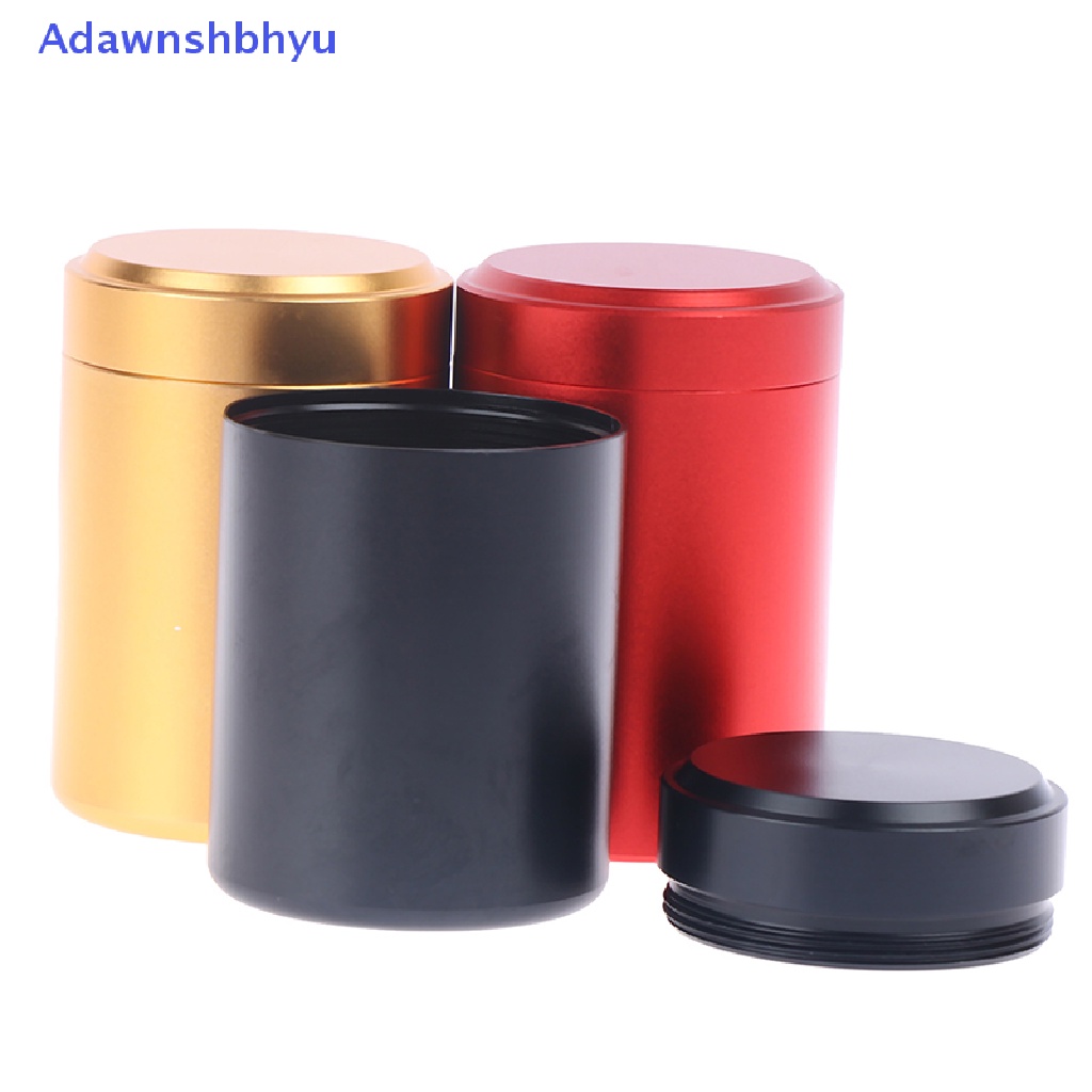 Adhyu 1x Wadah Kedap Udara Wadah Aluminium Herb Stash Jar Metal Sealed Can Tea Jar ID
