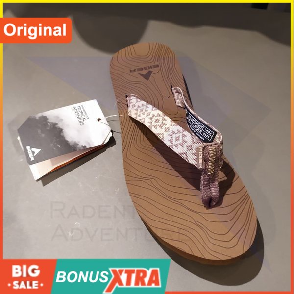 Sandal Jepit EIGER1989 Cewek Blossom 1.0 Pinch Sendal Cream 91000 6960 Ori