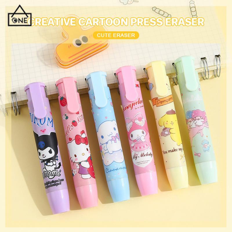 COD❤️Eraser Cartoon Press Pen Modeling Koreksi Karet Alat Tulis Sekolah-A.one