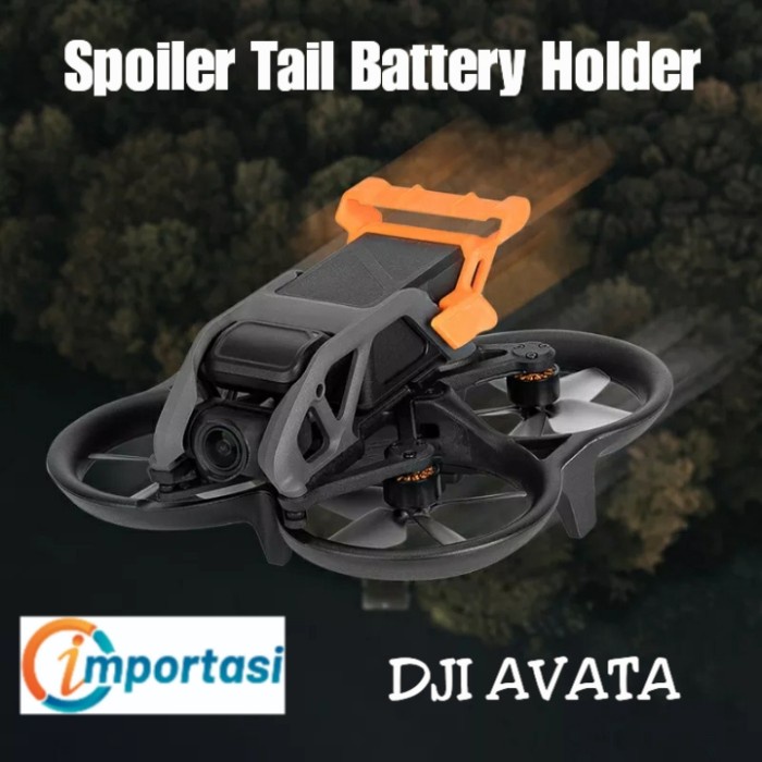 Spoiler Tail Battery Clip Lock Holder DJI AVATA Protective Cover Base