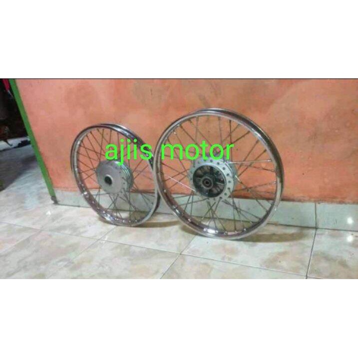 velg pelek jari-jari DEPAN TROMOL HONDA Supra fit new
