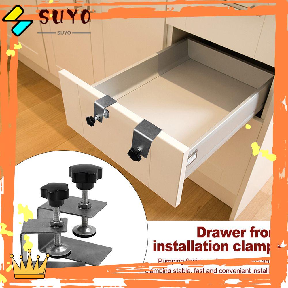 Suyo Penjepit Instalasi Laci Stabil Stainless Steel Woodworking Pengikat