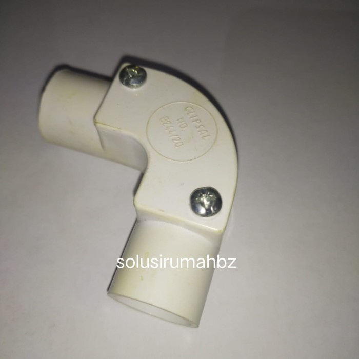 KNEE CONDUIT 20MM CLIPSAL ELBOW BAUT PUTIH 20 mm PIPA KONDUIT LISTRIK