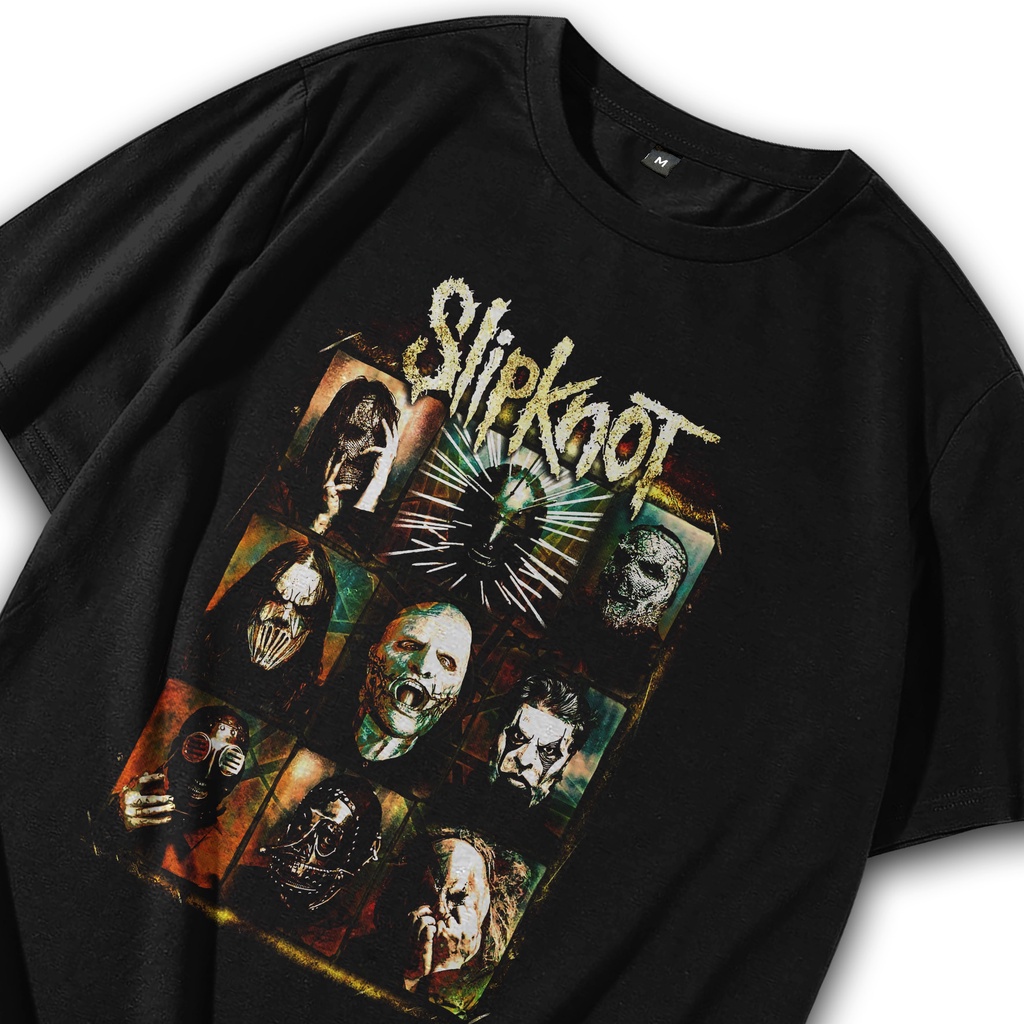 Kaos Slipknot Death Metal / Groove Metal / Baju Metal / T shirt Metal / Kaos Band Slipknot / Tshirt 