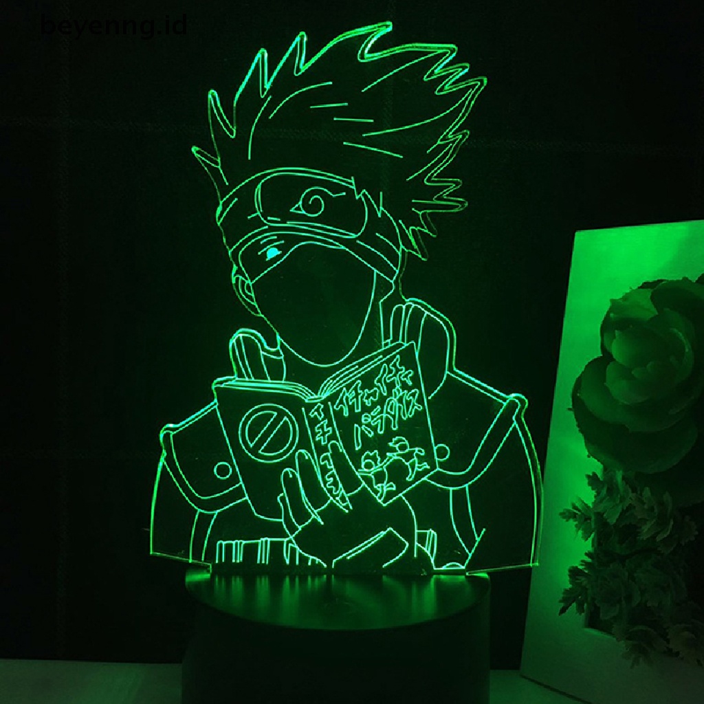 Lampu Tidur Led Beyen Anime Naruto Uzumaki Team7 Sasuke Kakashi Hatake Anak 3D Lamp ID