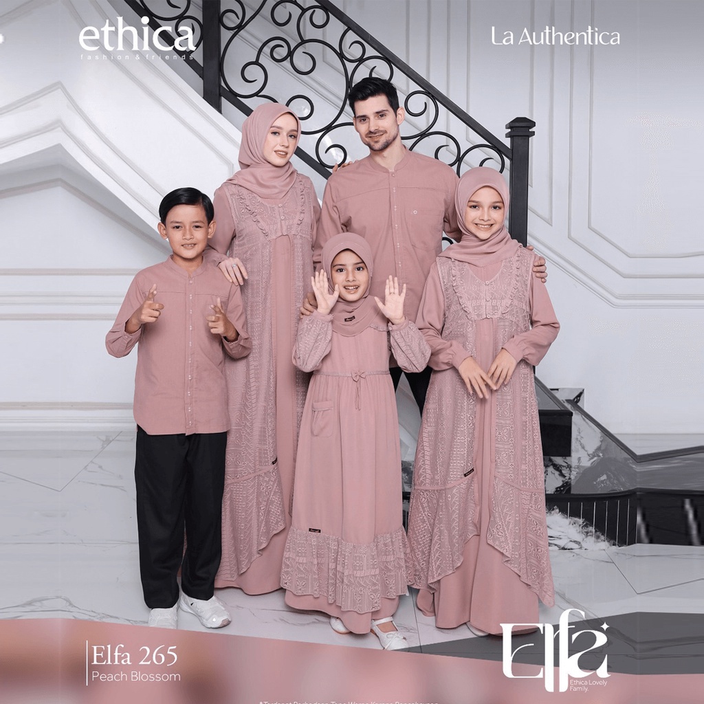 Sarimbit Ethica Terbaru / ELFA Peach Blossom