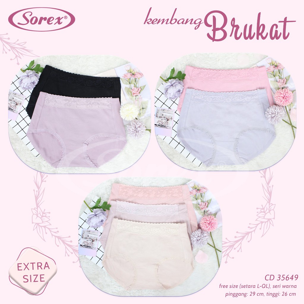 ATB Celana Dalam Sorex Free Size (Sorex 31618, Sorex 35655, Sorex 35654, Sorex 35649) Paling Murah