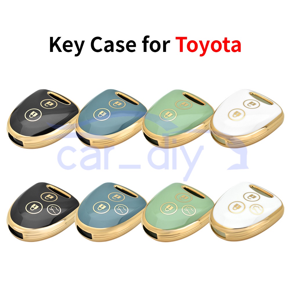 Tpu Key Case Cover Remote Mobil Fob Untuk Toyota Daihatsu Veloz Avanza Bezza Axia Variant Cangkang Pelindung Agya Agya