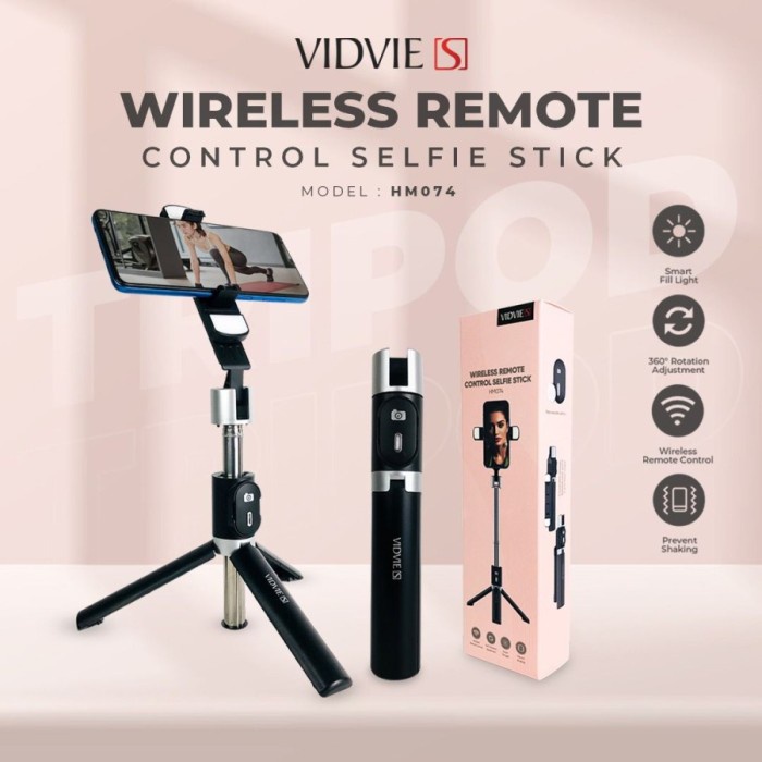 Vidvie S Tripod Holder Wireless Remote Control HM074