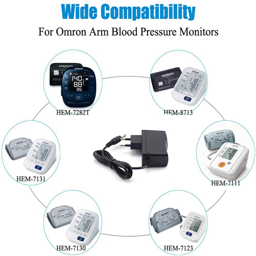 Adaptor Buat Omron Tensimeter Digital 6v Adaptor Replacement Dc 6v 6 Volt 1a Tensi Omron Pengganti