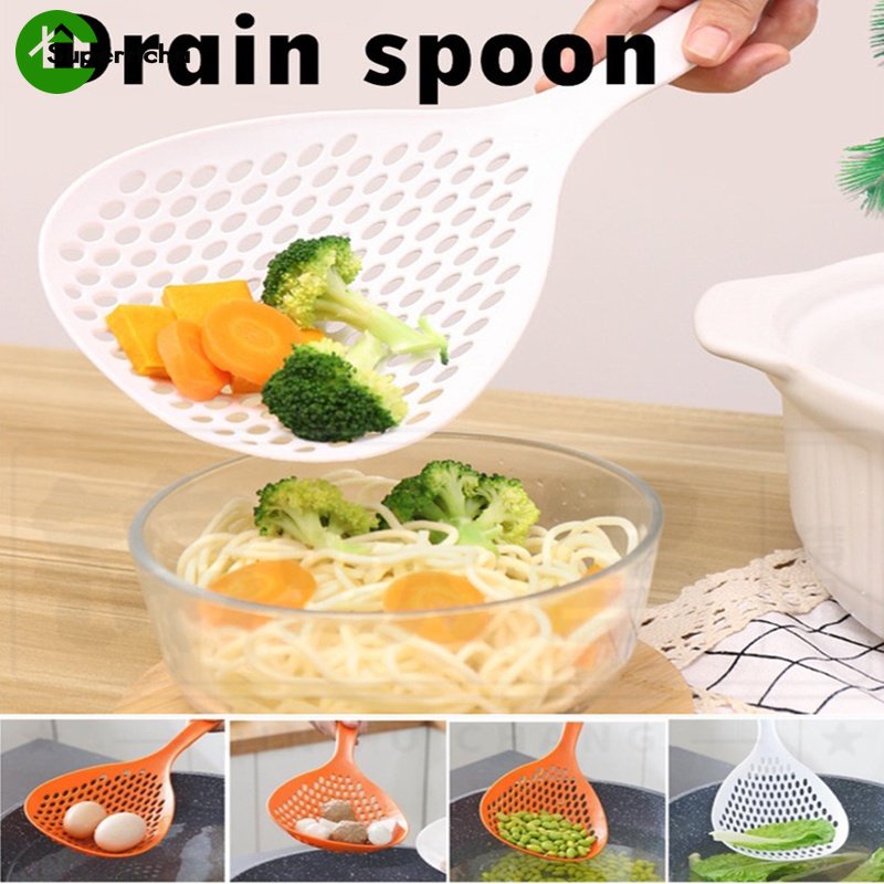 Hot Sale/Sendok Saringan Tahan Panas Multifungsi/Sendok Besar Food Grade Saringan Dapur Colander/Cooking Drainer Scoop Drain Gadgets