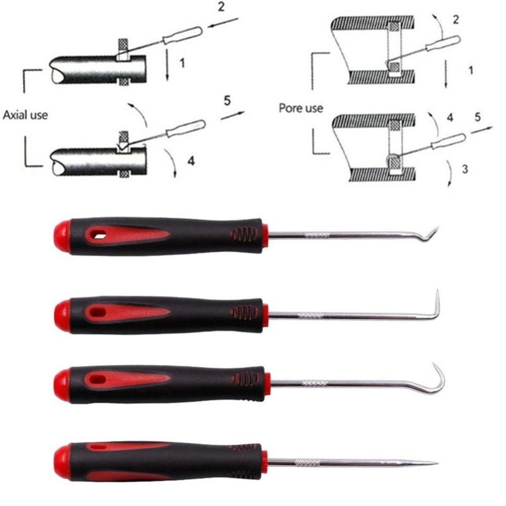 Lanfy Obeng Segel Minyak Pencabut Bongkar Pasang Gambar Screwdriver Pick Hooks Alat Auto Vehicle Sealing Tool Car Remover