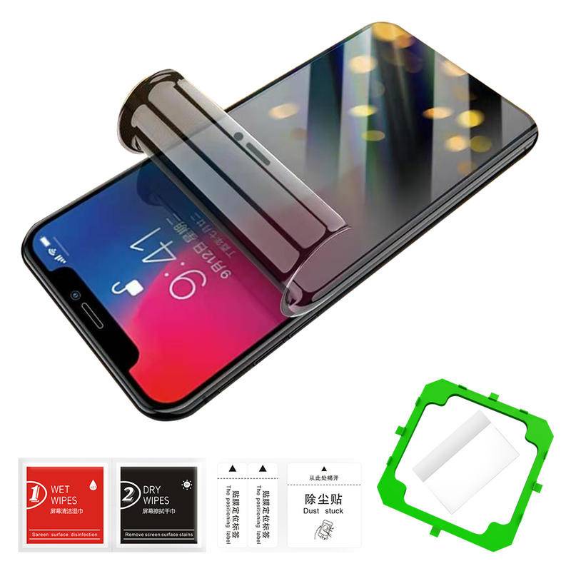 1-3pcs Pelindung Layar Privasi Untuk iPhone 14 13 12 11 Pro MAX Plus Film Hidrogel Mini Untuk iPhone 7-8 6 6S Plus SE 2022 2020 14Plus 13Mini 12Mini Anti-Pengintip