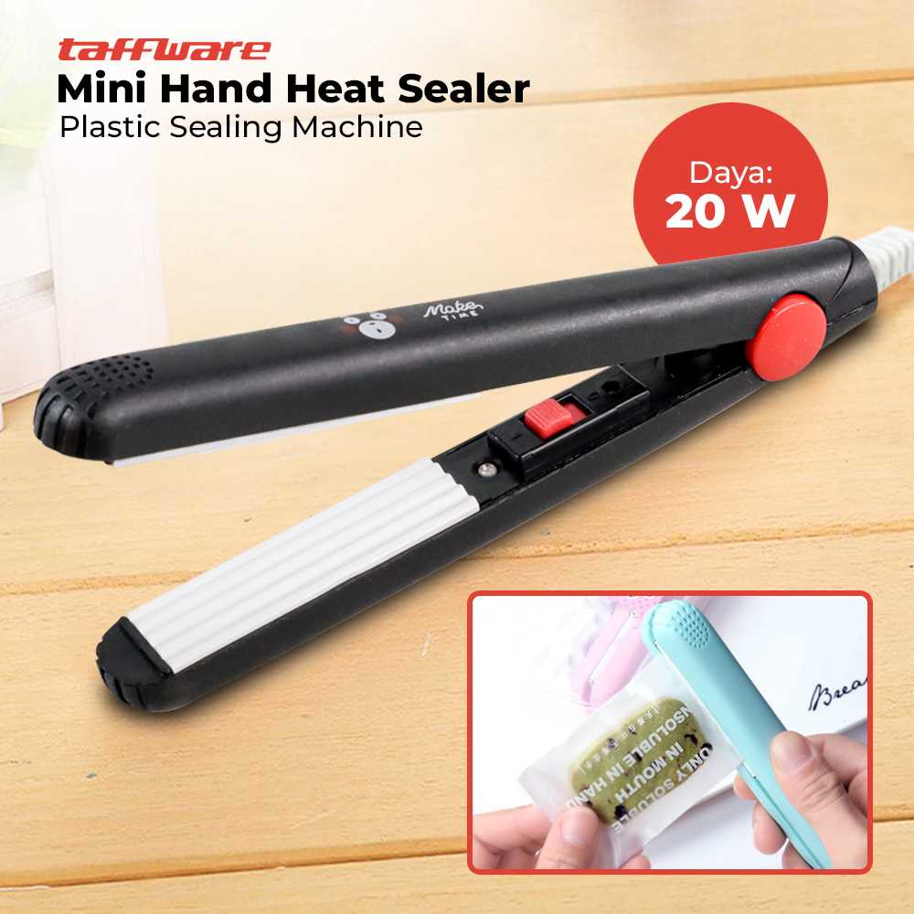 (BISA COD) FTIHSHP  Mini Hand Heat Sealer Plastik Sealing Machine 20W - GLS-002