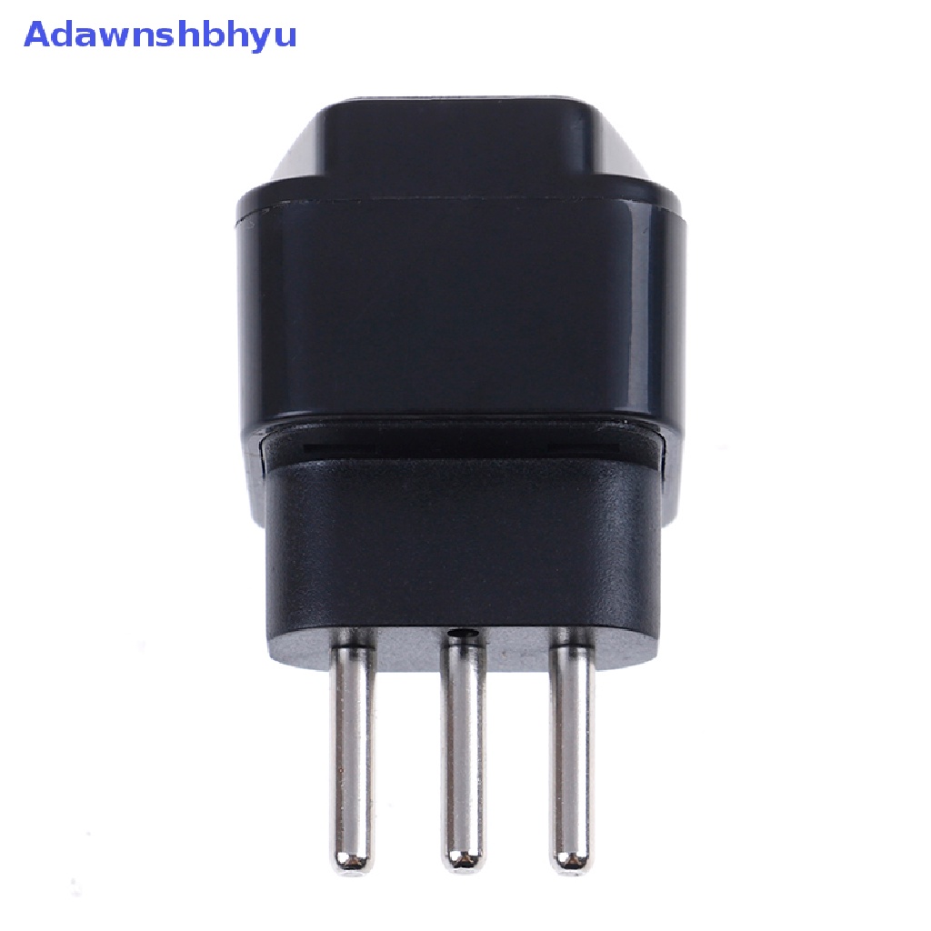 Adaptor Colokan converter travel plug Adhyu Universal UK/US/EU/AU Ke italy 3pin Ubah ID